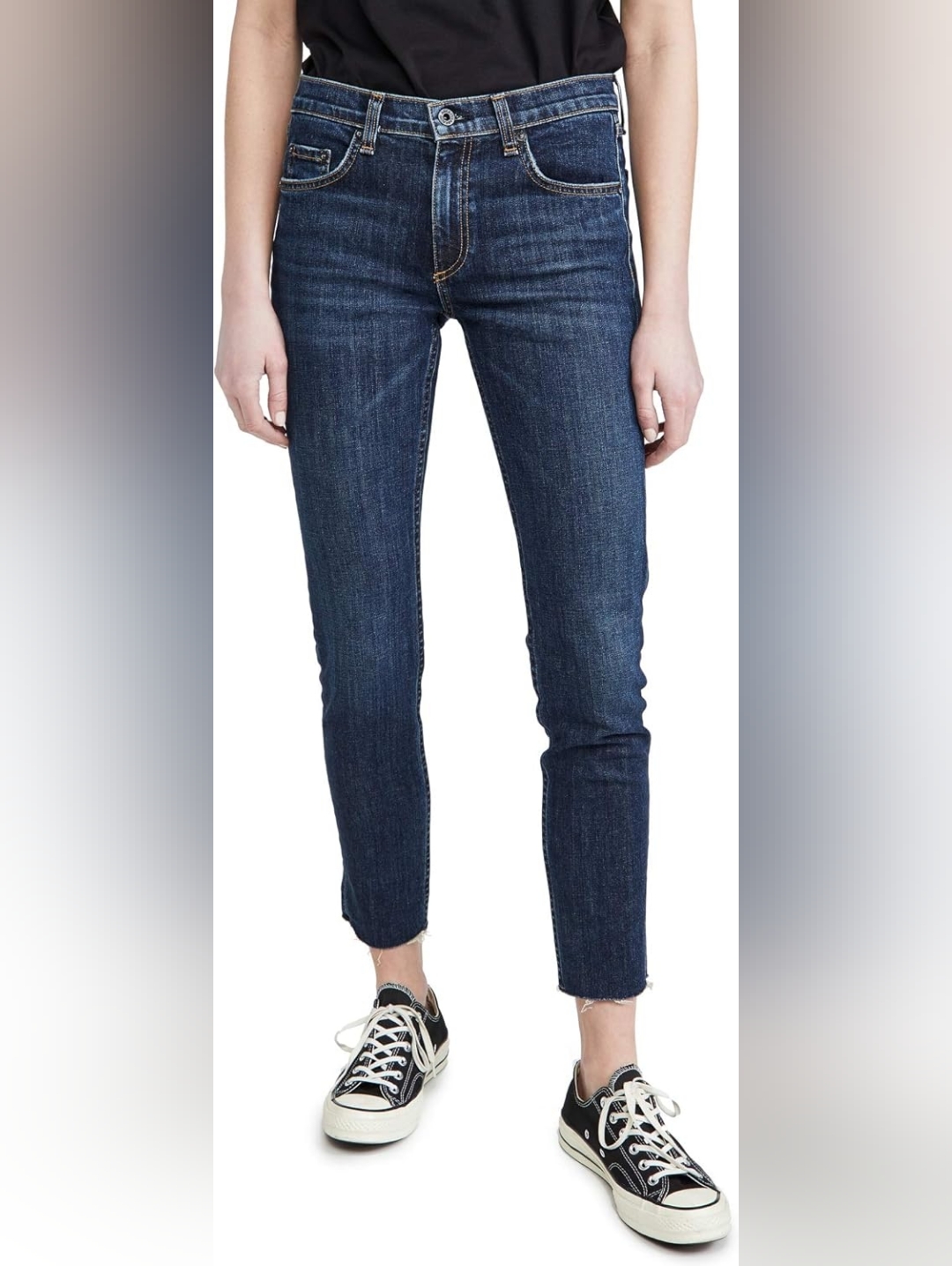 Askk Ny Jax Russel Straight Leg Raw Hem Jeans